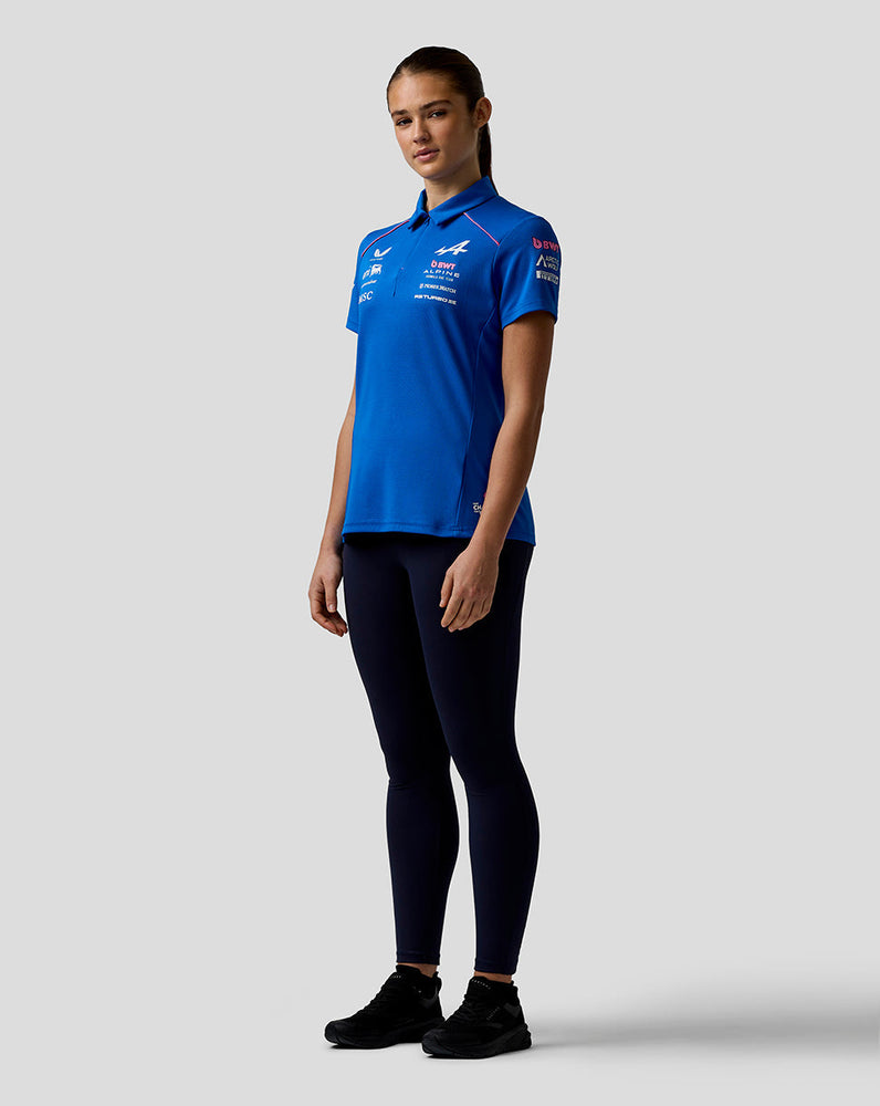 Offizielles Damen BWT Alpine Formula One Team Polo