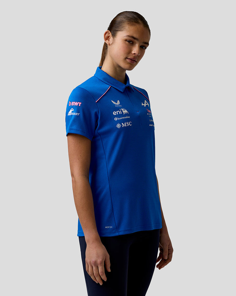 Offizielles Damen BWT Alpine Formula One Team Polo