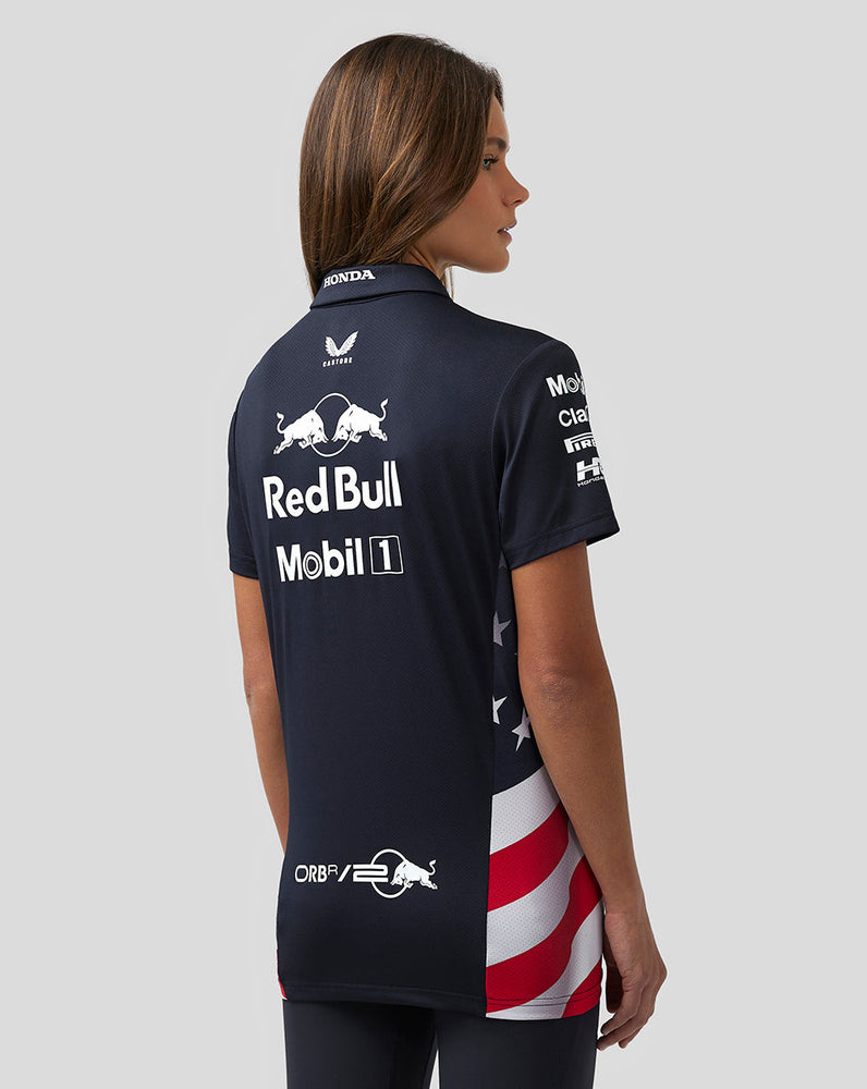 Oracle Red Bull Racing Women's Official Teamline America Race Team Polo - Night Sky