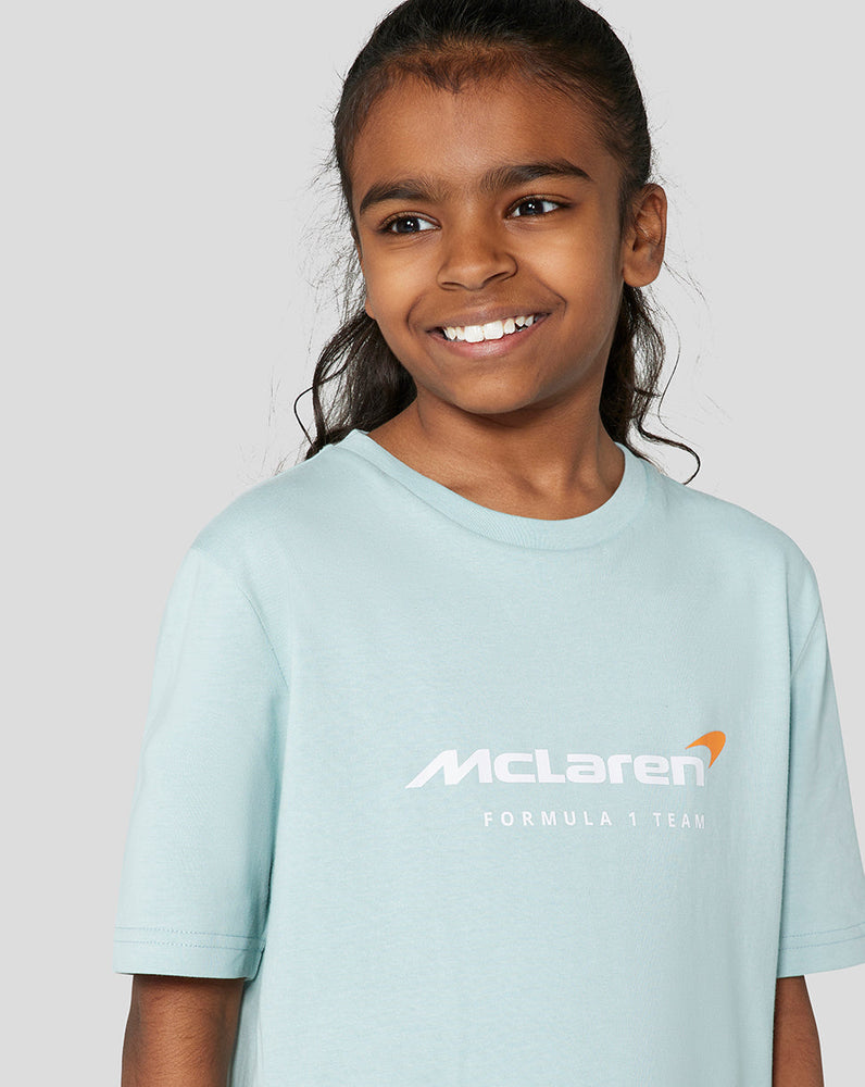 Junior McLaren Team Core Essentials T-shirt - Cloud Blue