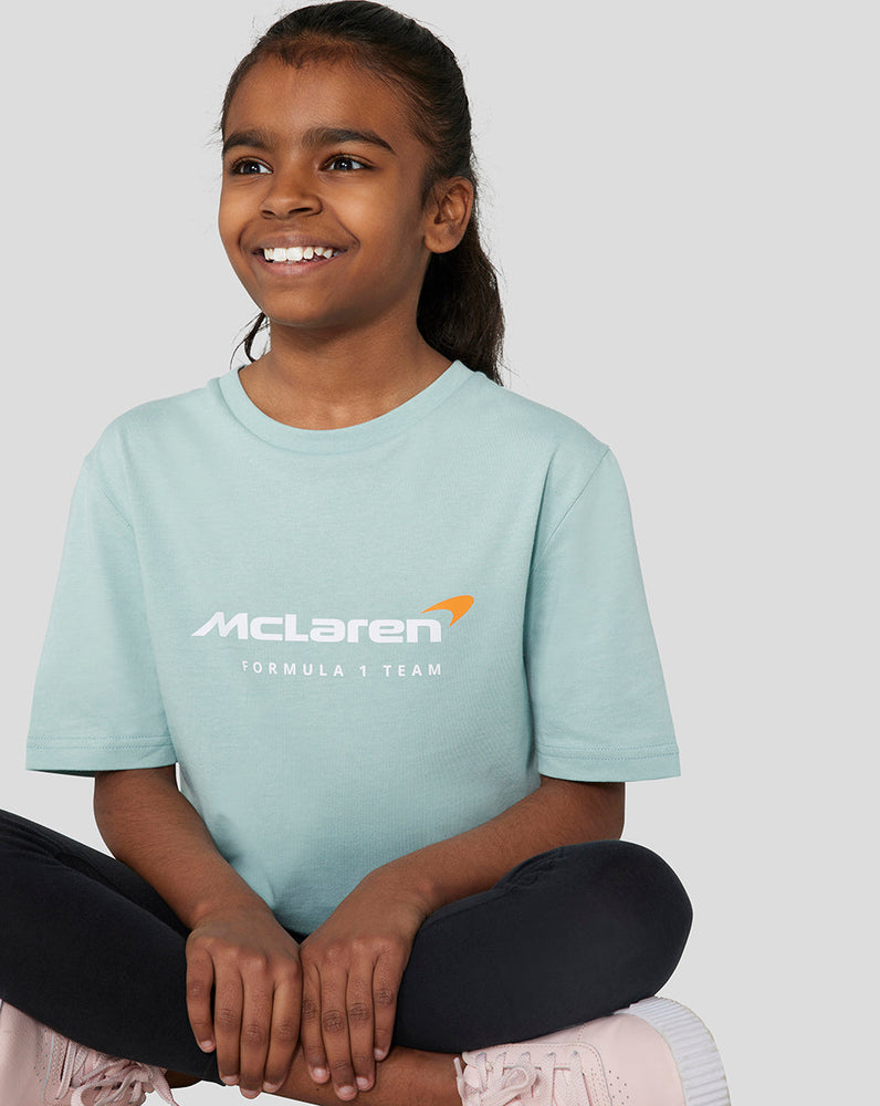 Junior McLaren Team Core Essentials T-shirt - Cloud Blue