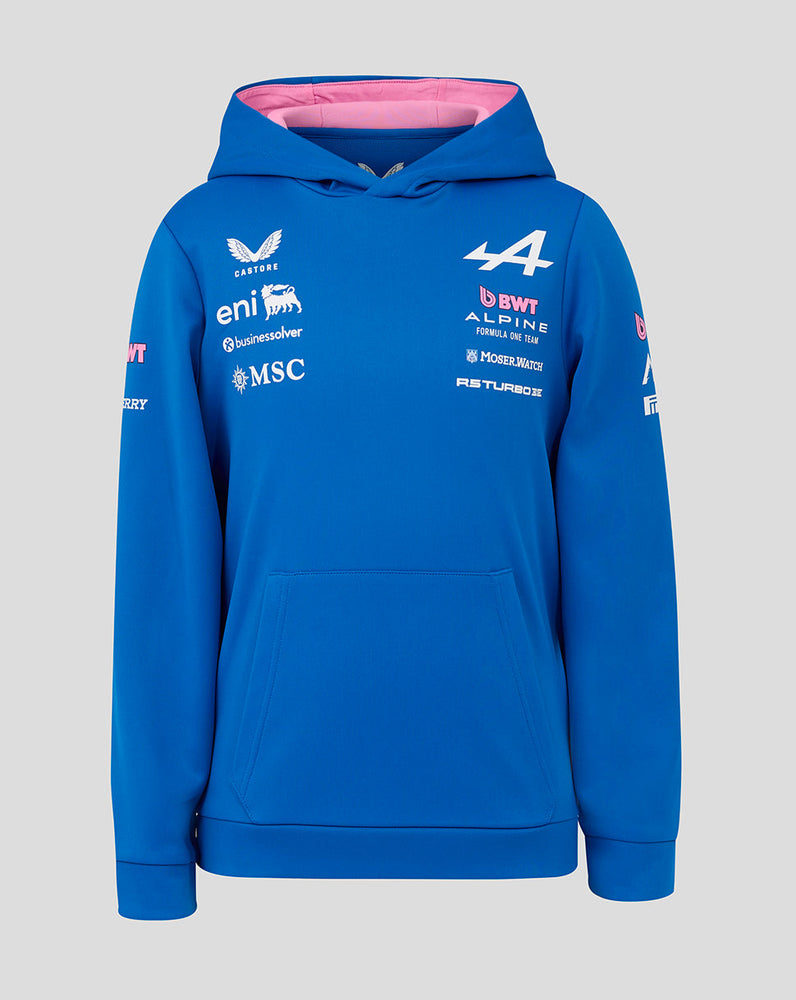 Offizieller Junior BWT Alpine Formula One Team Kapuzenpulli