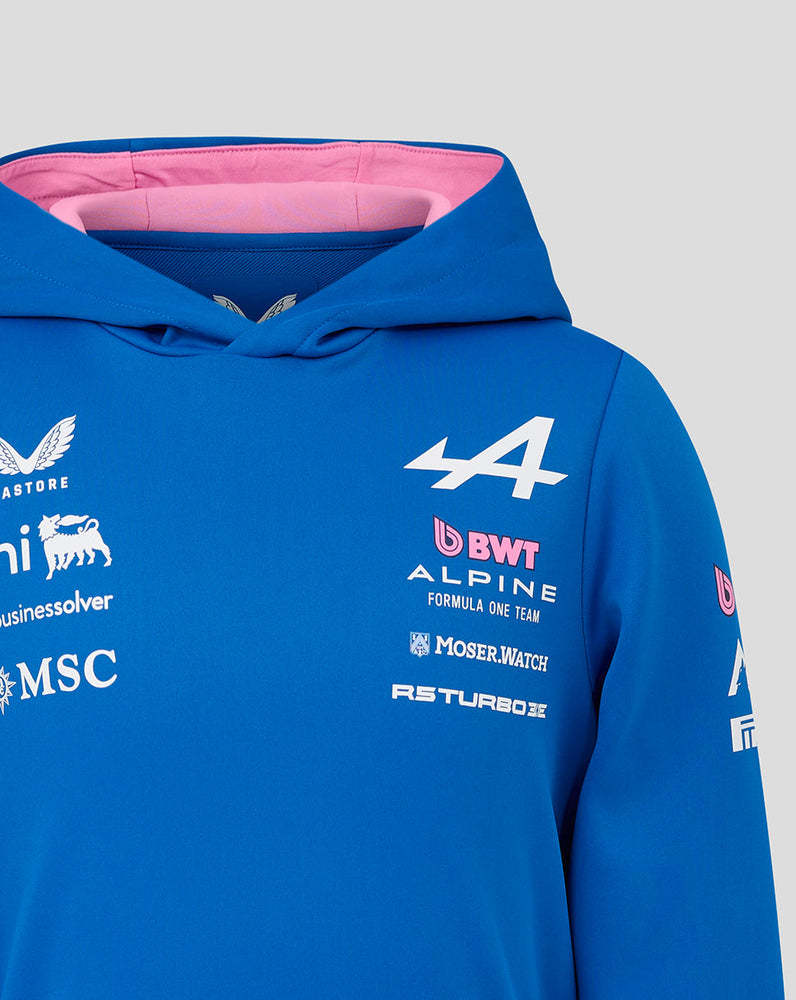Offizieller Junior BWT Alpine Formula One Team Kapuzenpulli