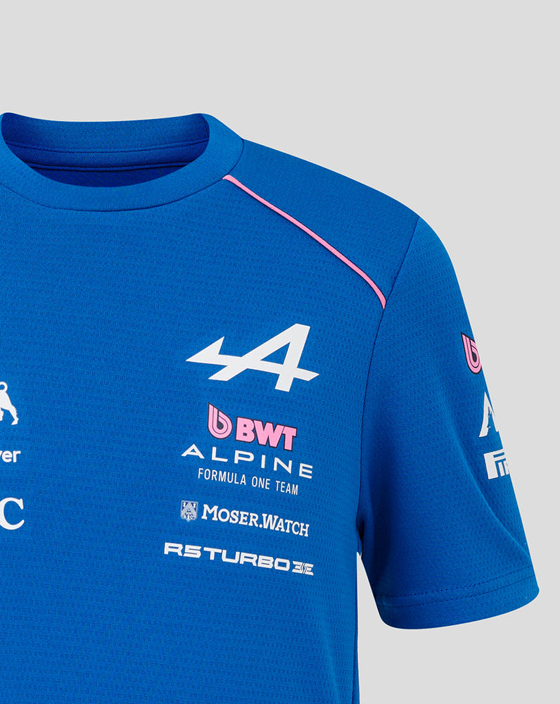 Offizielles Junior BWT Alpine Formula One Team Set Up T-Shirt