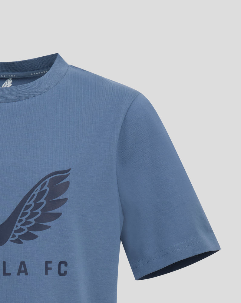 SEVILLA JUNIOR PRO SPIELER LOCK UP LOGO TEE - BLAU