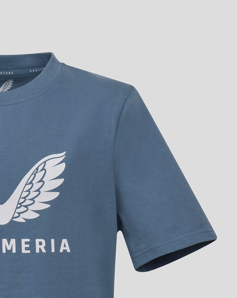 ALMERIA JUNIOR PRO PLAYERS LOGO-T-SHIRT – BLAU
