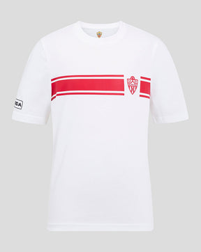 ALMERIA JUNIOR KLASSISCHES BAUMWOLL-T-SHIRT – WEISS