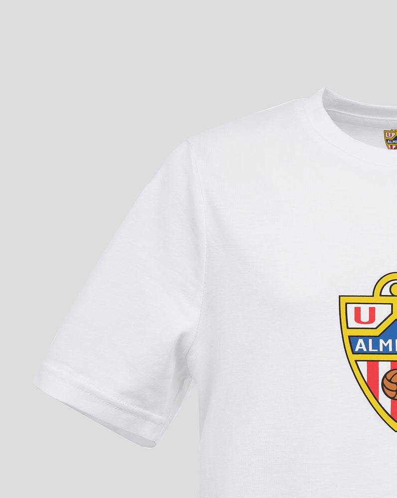ALMERIA JUNIOR CORE CREST TEE - WEISS