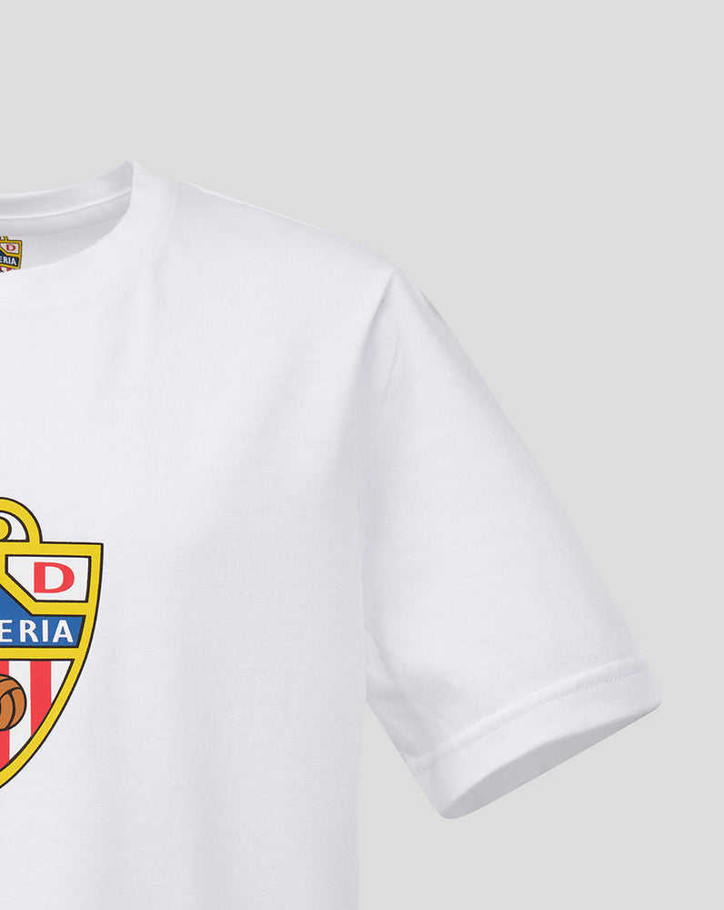 ALMERIA JUNIOR CORE CREST TEE - WEISS