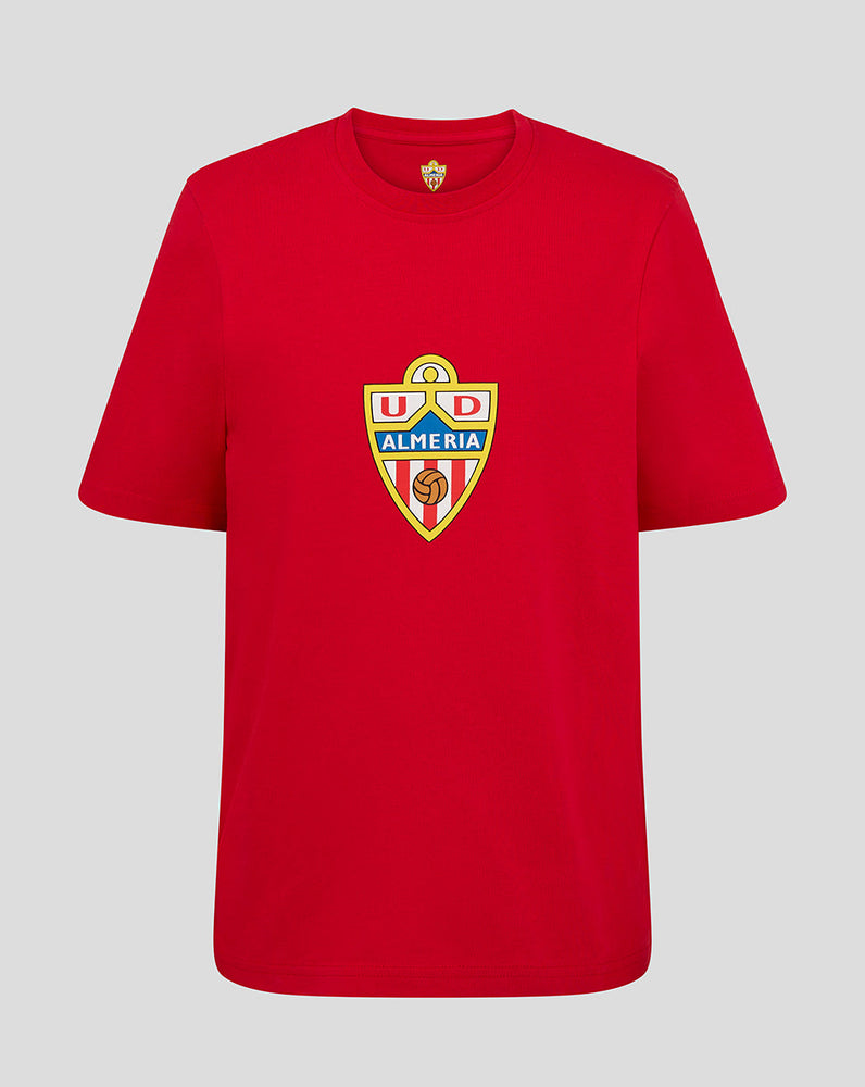 ALMERIA JUNIOR T-SHIRT MIT WAPPEN - ROT