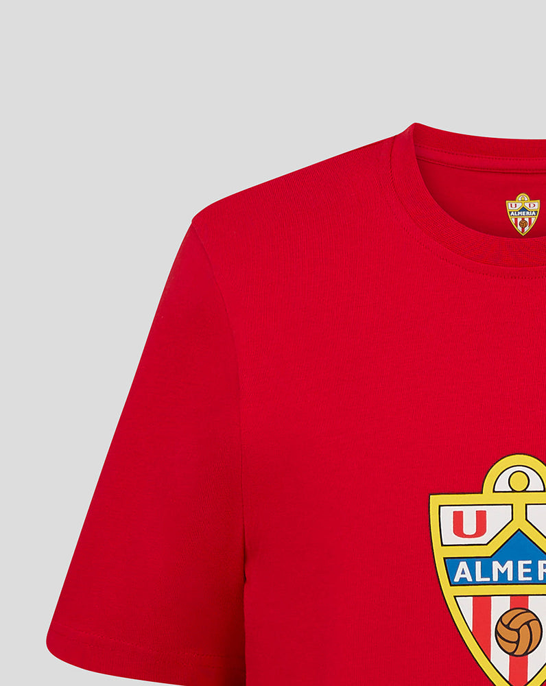 ALMERIA JUNIOR T-SHIRT MIT WAPPEN - ROT