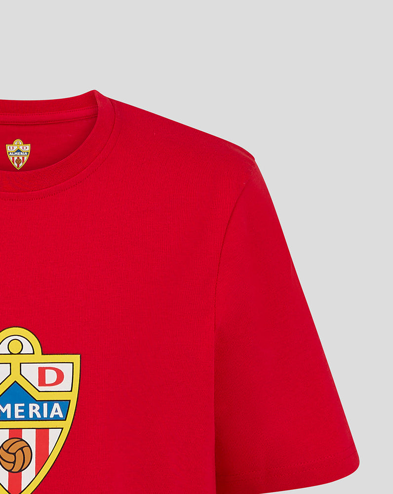 ALMERIA JUNIOR T-SHIRT MIT WAPPEN - ROT