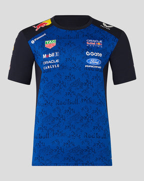 Oracle Red Bull Racing Herren Teamline Set Up T-Shirt - Night Sky / Surf The Web