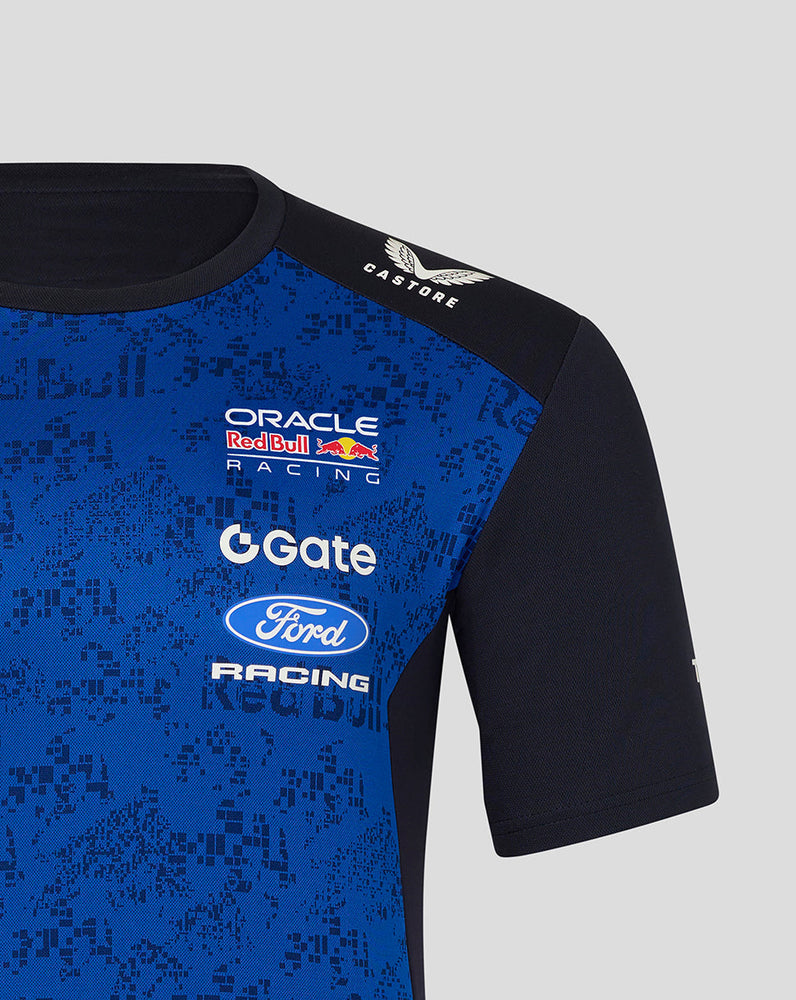 Oracle Red Bull Racing Herren Teamline Set Up T-Shirt - Night Sky / Surf The Web