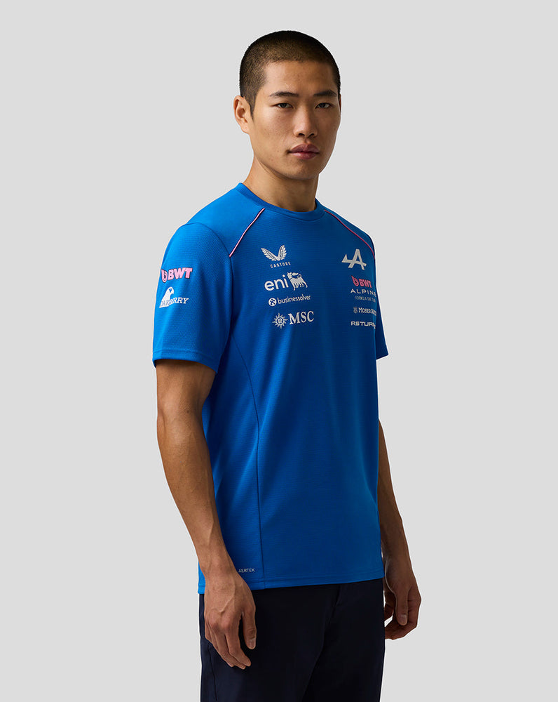 Offizielles Herren BWT Alpine Formula One Team Set Up T-Shirt