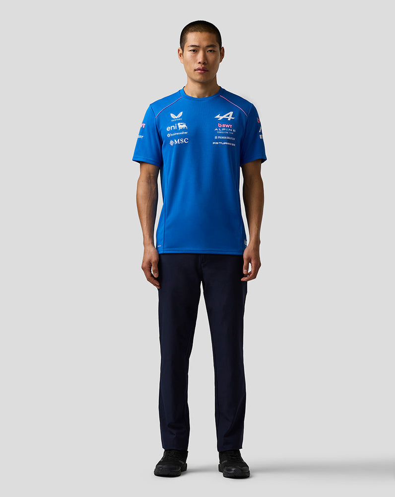 Offizielles Herren BWT Alpine Formula One Team Set Up T-Shirt
