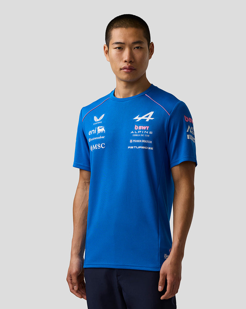 Offizielles Herren BWT Alpine Formula One Team Set Up T-Shirt