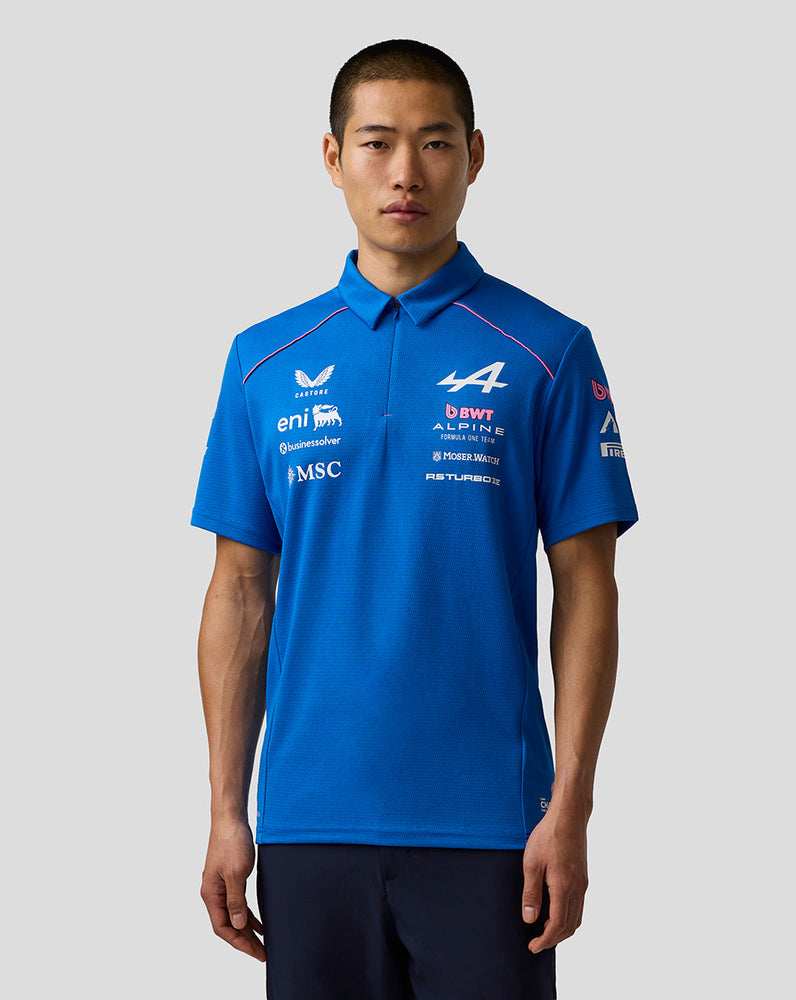 Offizielles Herren BWT Alpine Formula One Team Polo