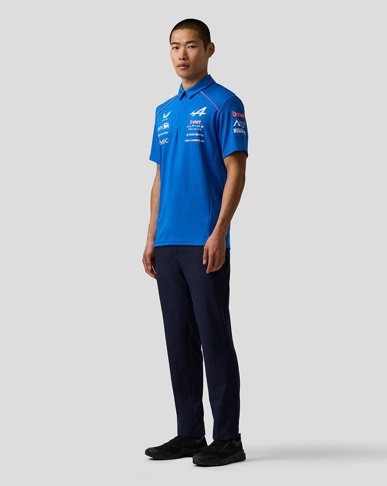 Offizielles Herren BWT Alpine Formula One Team Polo