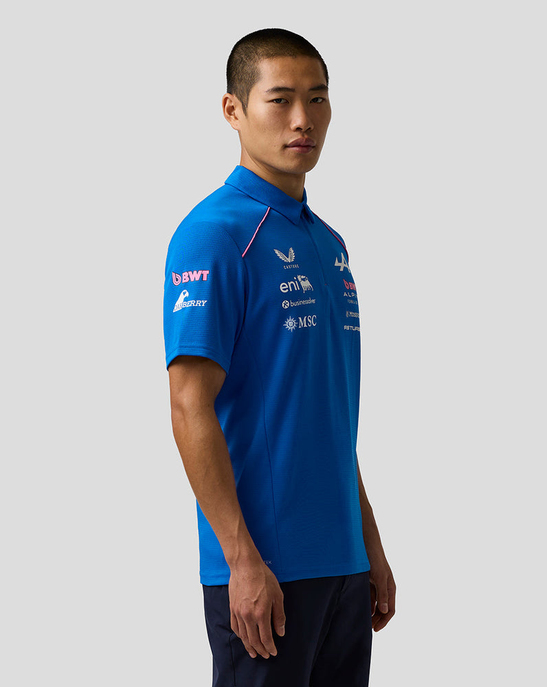 Offizielles Herren BWT Alpine Formula One Team Polo