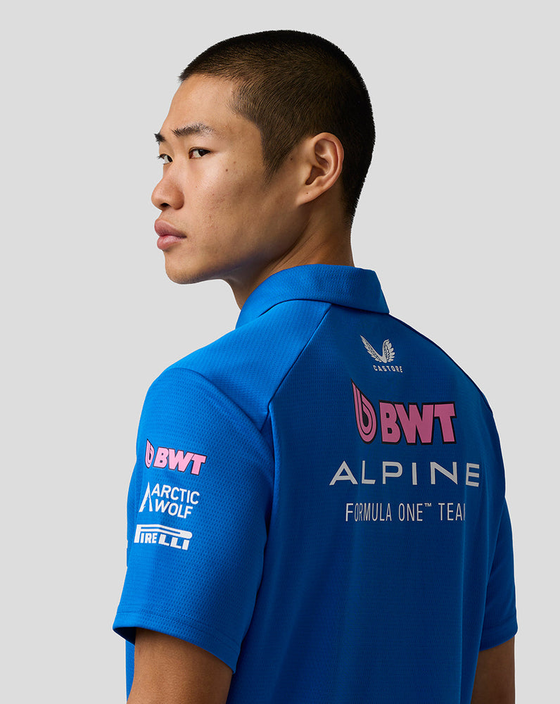 Offizielles Herren BWT Alpine Formula One Team Polo