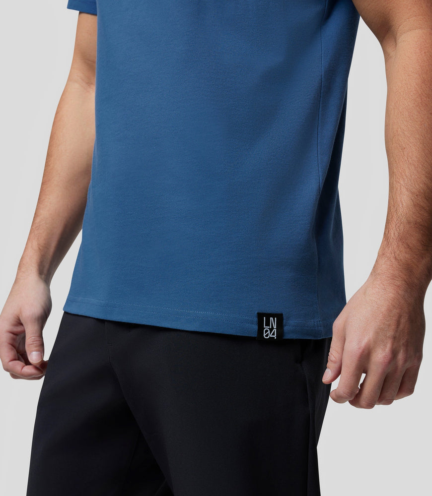 Herren Core Drivers Essential T-Shirt Lando Norris - Blue Horizon