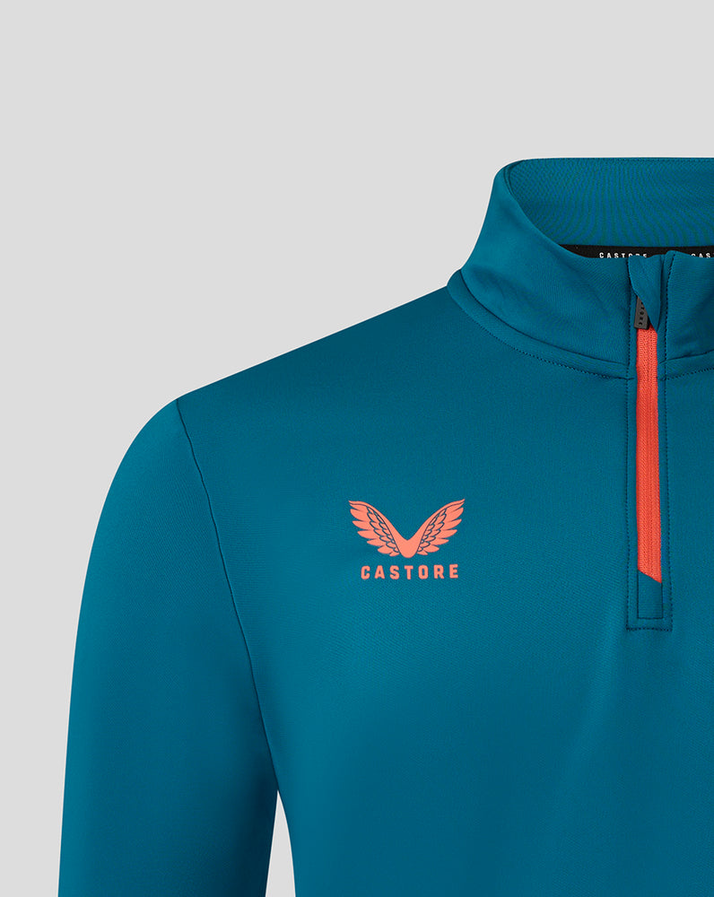 SEVILLA SPEIELERS TOP MIT VIERTEL-REISSVERSCHLUSS - INK BLUE