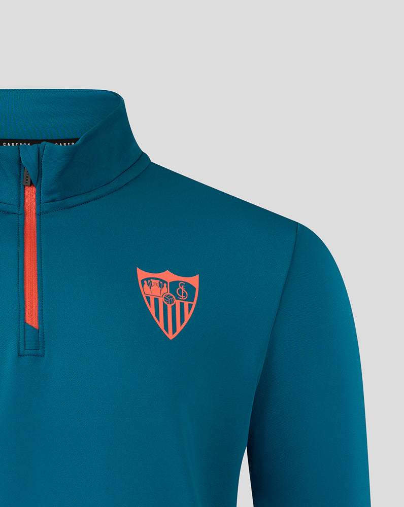 SEVILLA SPEIELERS TOP MIT VIERTEL-REISSVERSCHLUSS - INK BLUE