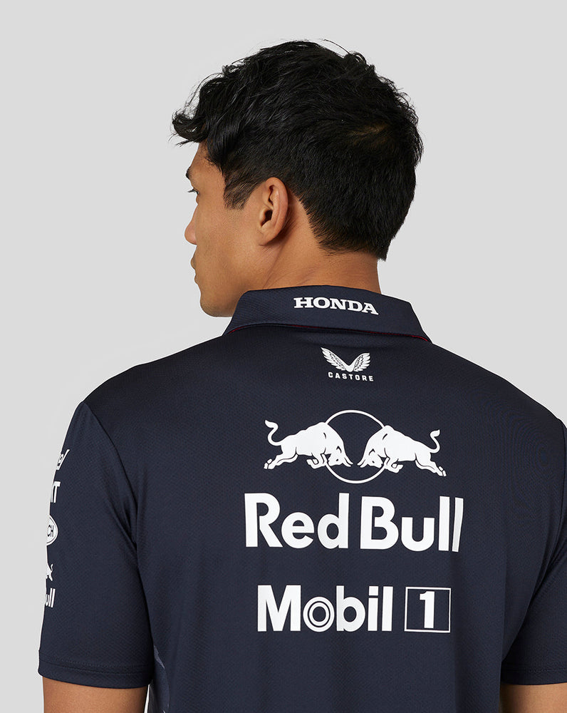Oracle Red Bull Racing Men's Official Teamline America Race Team Polo - Night Sky