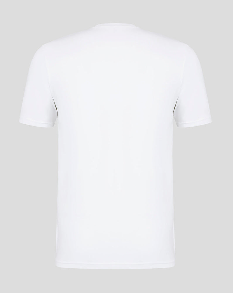 Athletic Club Herren Classic Kurzarm Pocket T-Shirt - Weiß