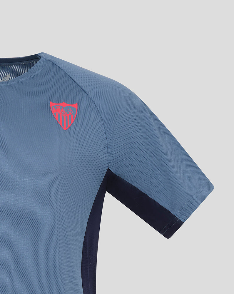 SEVILLA PRO PLAYERS TRAINING SHORT SLEEVE TEE - CORONET BLUE/PEACOAT