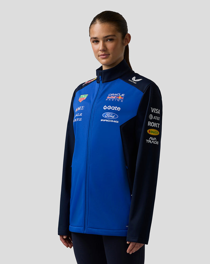 Oracle Red Bull Racing Unisex Teamline Soft Shell Jacke - Night Sky / Surf The Web