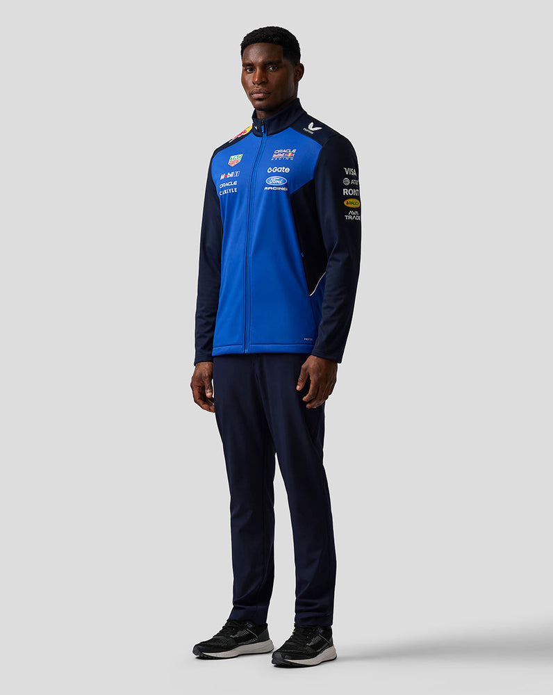 Oracle Red Bull Racing Unisex Teamline Soft Shell Jacke - Night Sky / Surf The Web