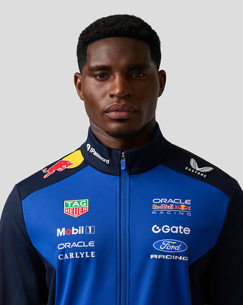 Oracle Red Bull Racing Unisex Teamline Soft Shell Jacke - Night Sky / Surf The Web
