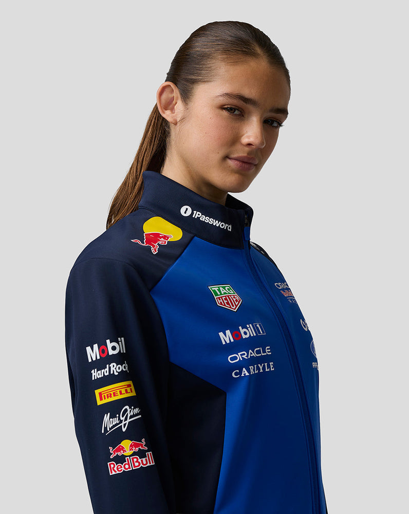 Oracle Red Bull Racing Unisex Teamline Soft Shell Jacke - Night Sky / Surf The Web