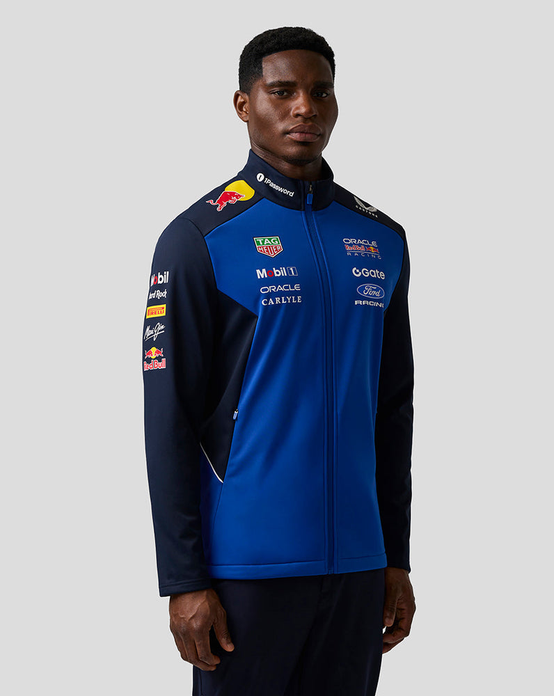 Oracle Red Bull Racing Unisex Teamline Soft Shell Jacke - Night Sky / Surf The Web