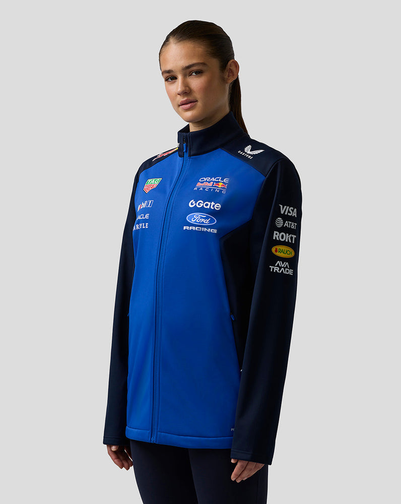 Oracle Red Bull Racing Unisex Teamline Soft Shell Jacke - Night Sky / Surf The Web