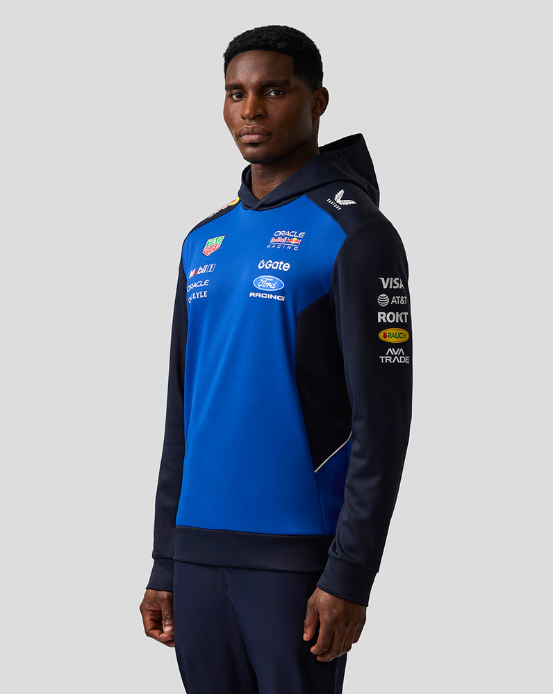 Oracle Red Bull Racing Unisex Teamline Hoodie - Night Sky / Surf The Web