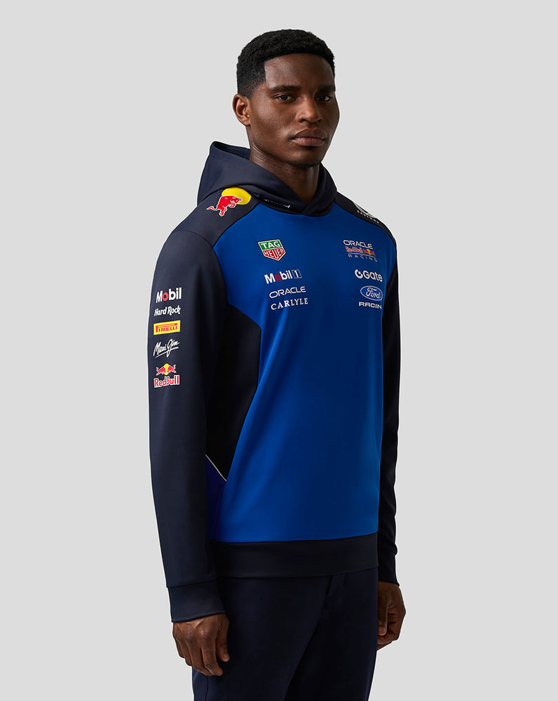 Oracle Red Bull Racing Unisex Teamline Hoodie - Night Sky / Surf The Web