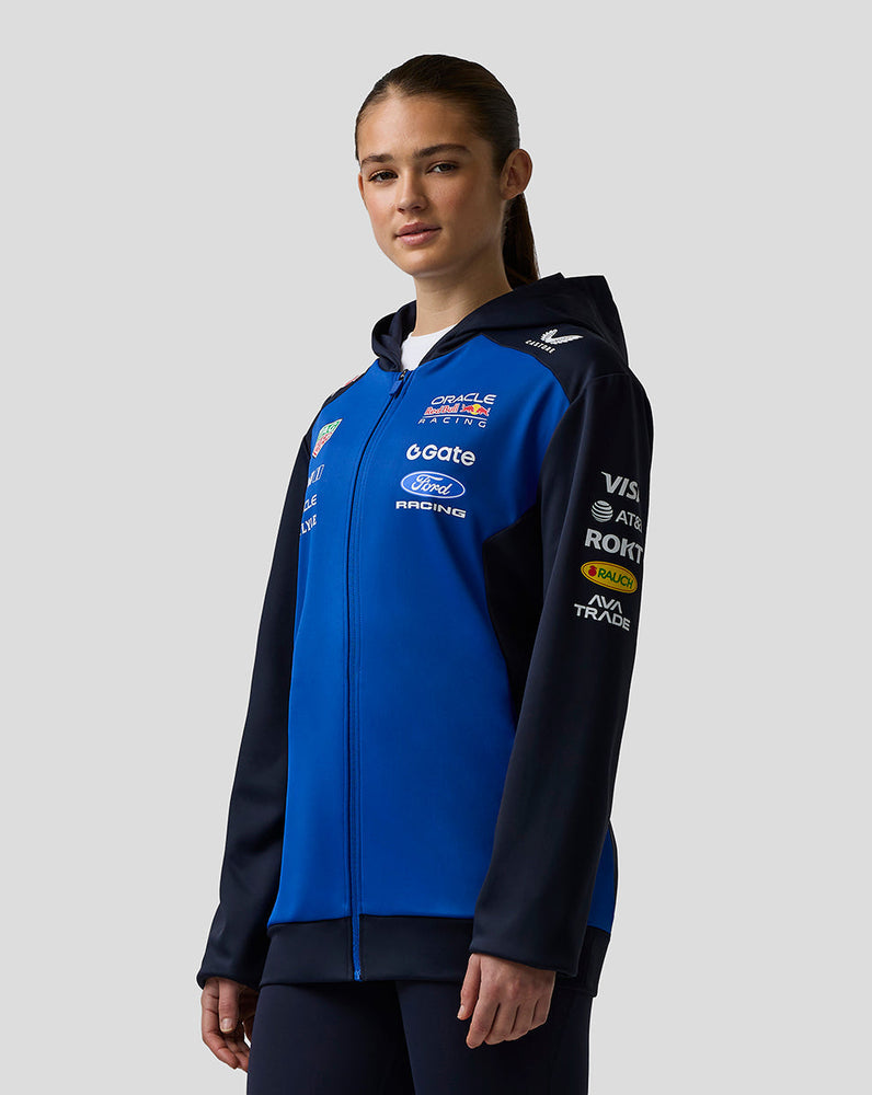 Oracle Red Bull Racing Unisex Teamline Hoodie mit Reißverschluss - Night Sky / Surf The Web