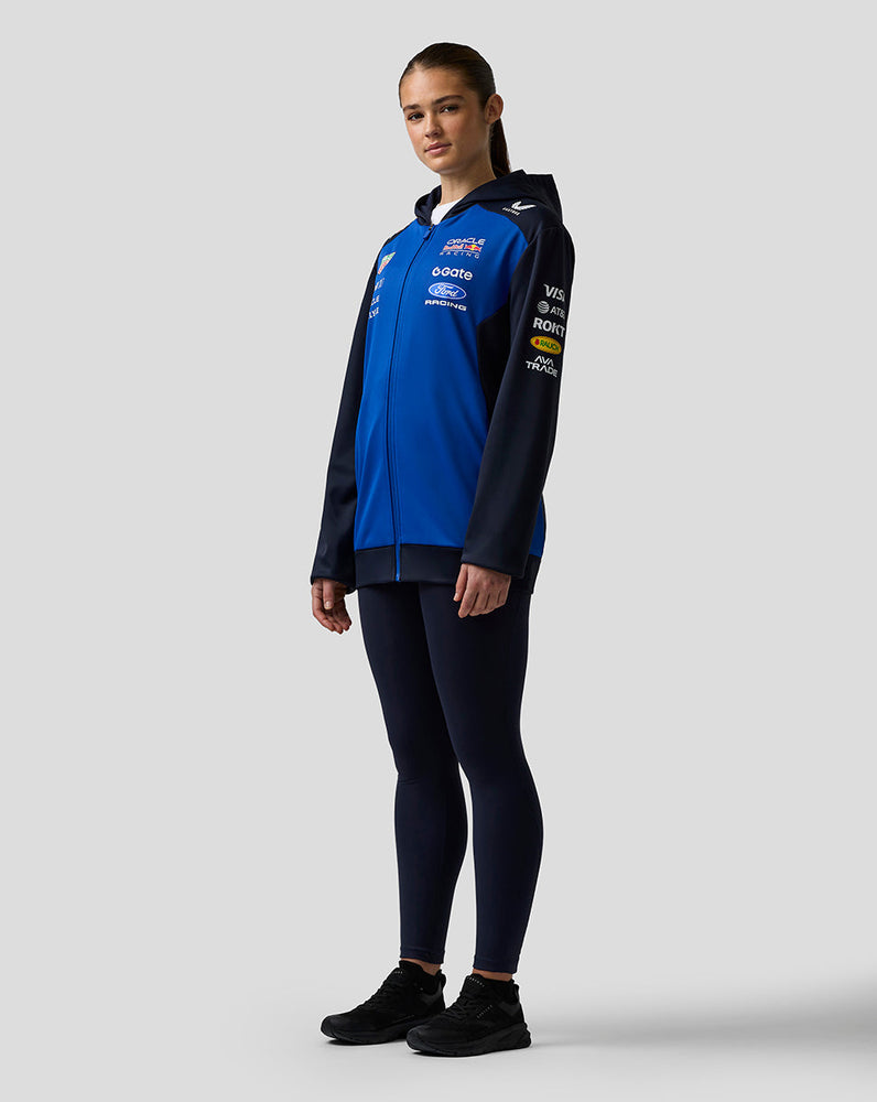 Oracle Red Bull Racing Unisex Teamline Hoodie mit Reißverschluss - Night Sky / Surf The Web