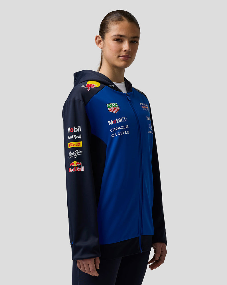 Oracle Red Bull Racing Unisex Teamline Hoodie mit Reißverschluss - Night Sky / Surf The Web