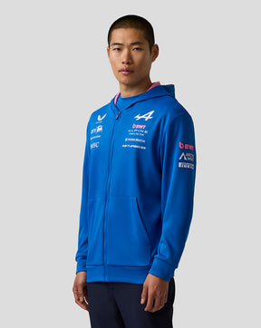 Offizieller Unisex BWT Alpine Formula One Team Kapuzenpulli mit Reißverschluss