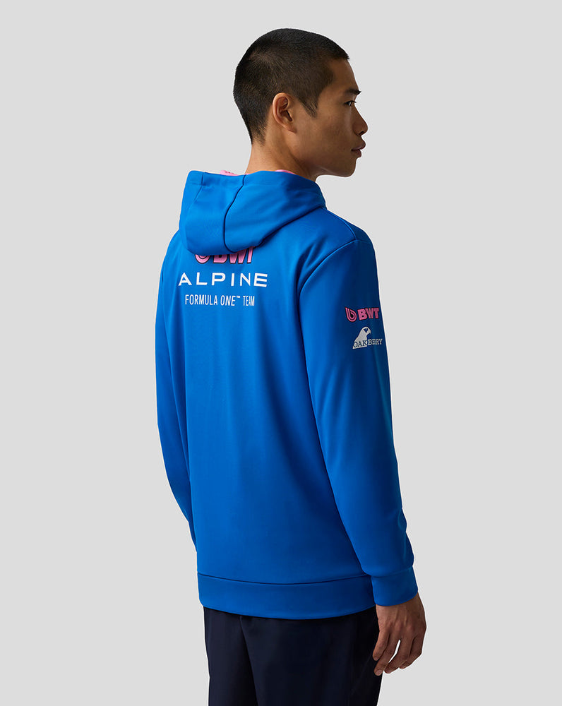 Offizieller Unisex BWT Alpine Formula One Team Kapuzenpulli mit Reißverschluss
