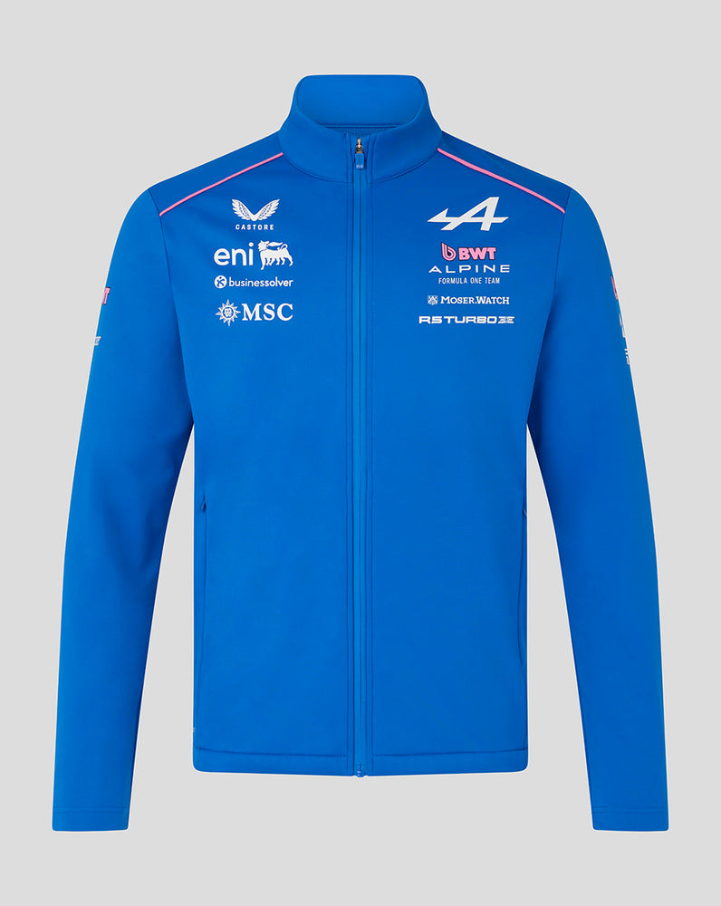 Offizielle Unisex BWT Alpine Formula One Team Soft Shell Jacke