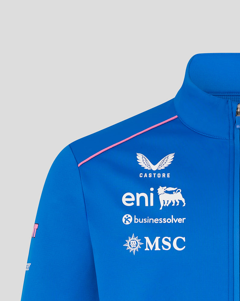 Offizielle Unisex BWT Alpine Formula One Team Soft Shell Jacke