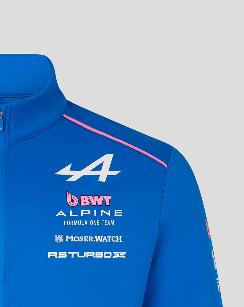 Offizielle Unisex BWT Alpine Formula One Team Soft Shell Jacke
