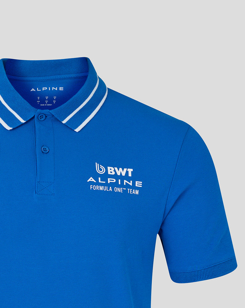 BWT Alpine Unisex Core Polo Shirt – Lapis Blue