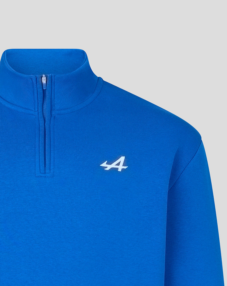 Unisex Core Quarter Zip Top – Lapis Blue