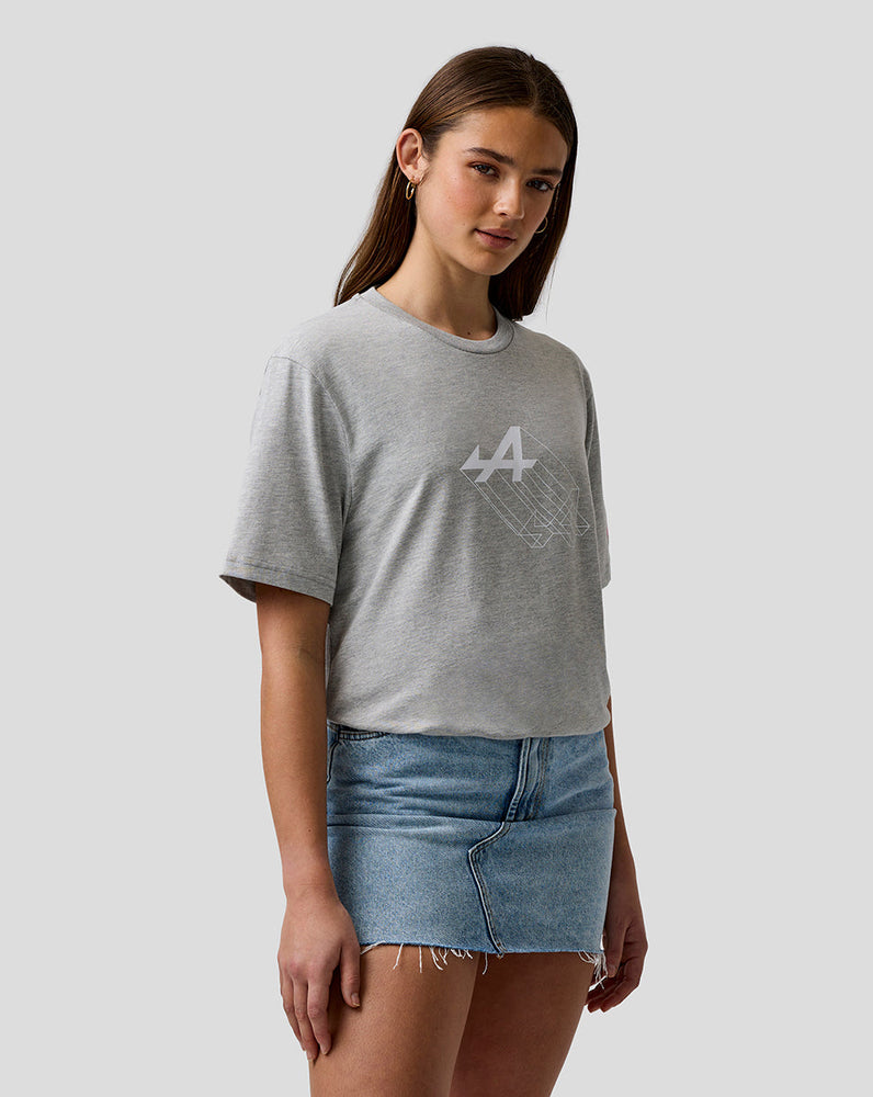 Unisex Regular Fit Graphic T-Shirt – Grey Marl